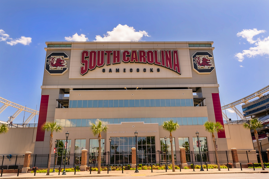 University of South Carolina's football stadium reminding us that no issue is too big for Freedom Plumbing, Inc. with our commercial plumbing services.