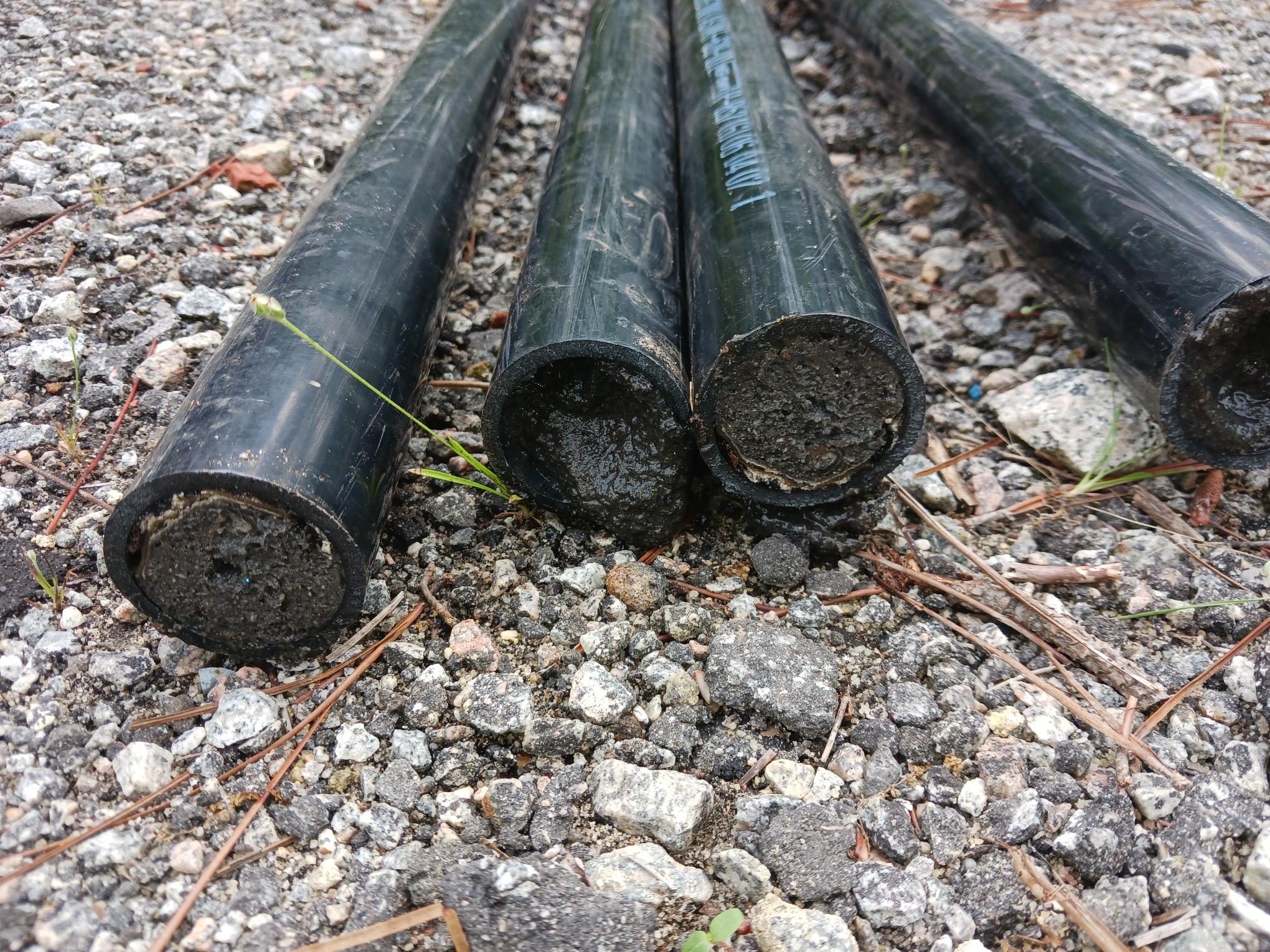 Clogged and corroded pipes