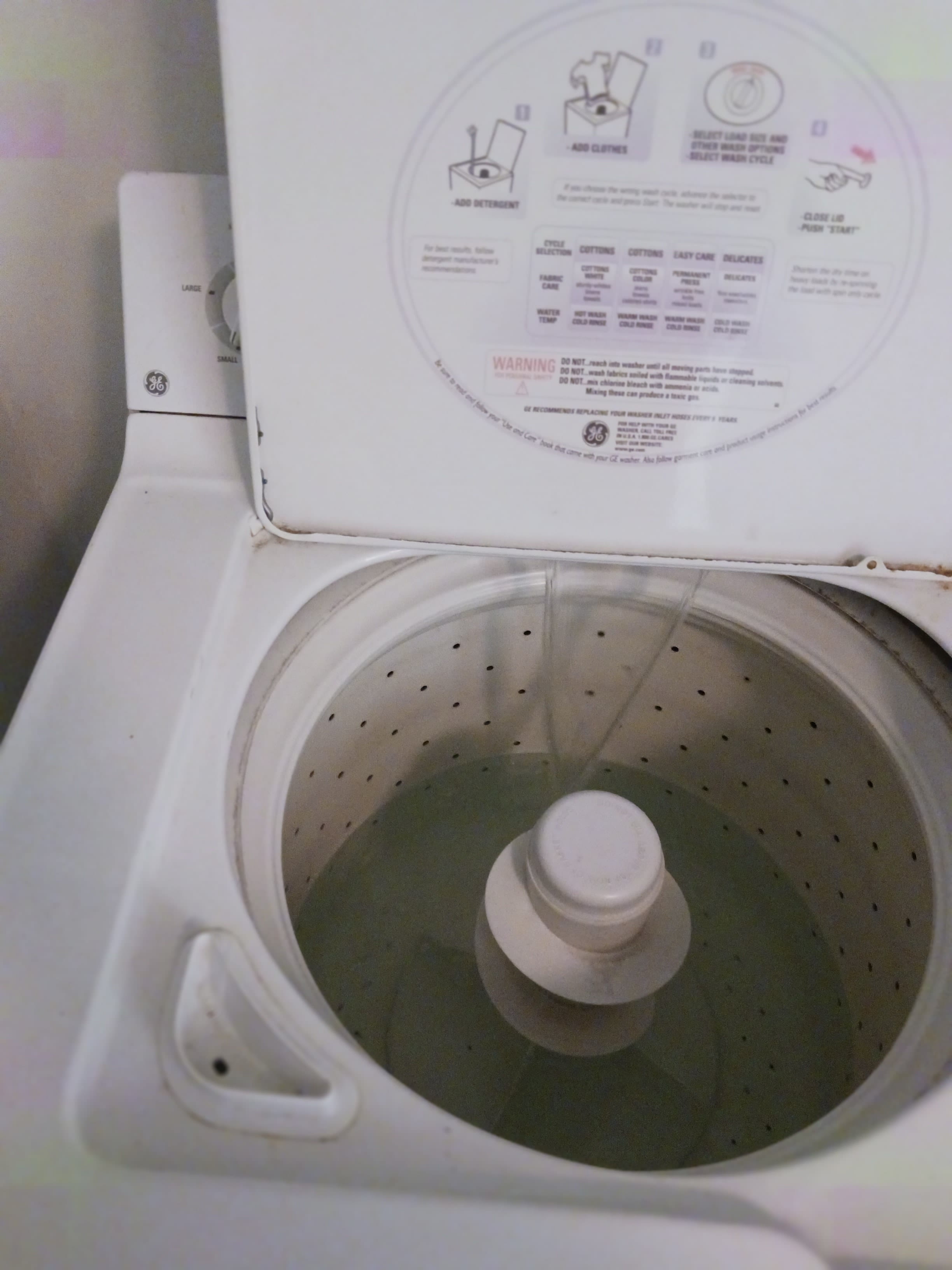 Overflowing washing machine drain