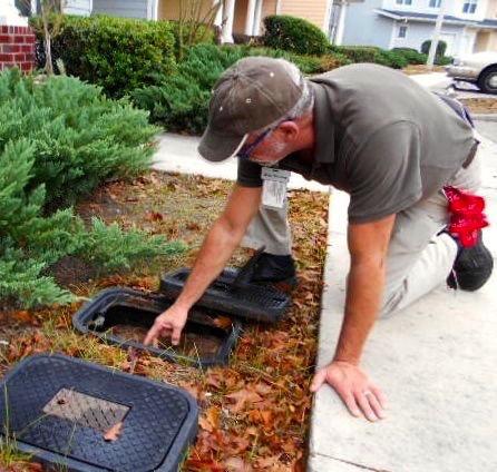 Water meter and plumbing inspection
