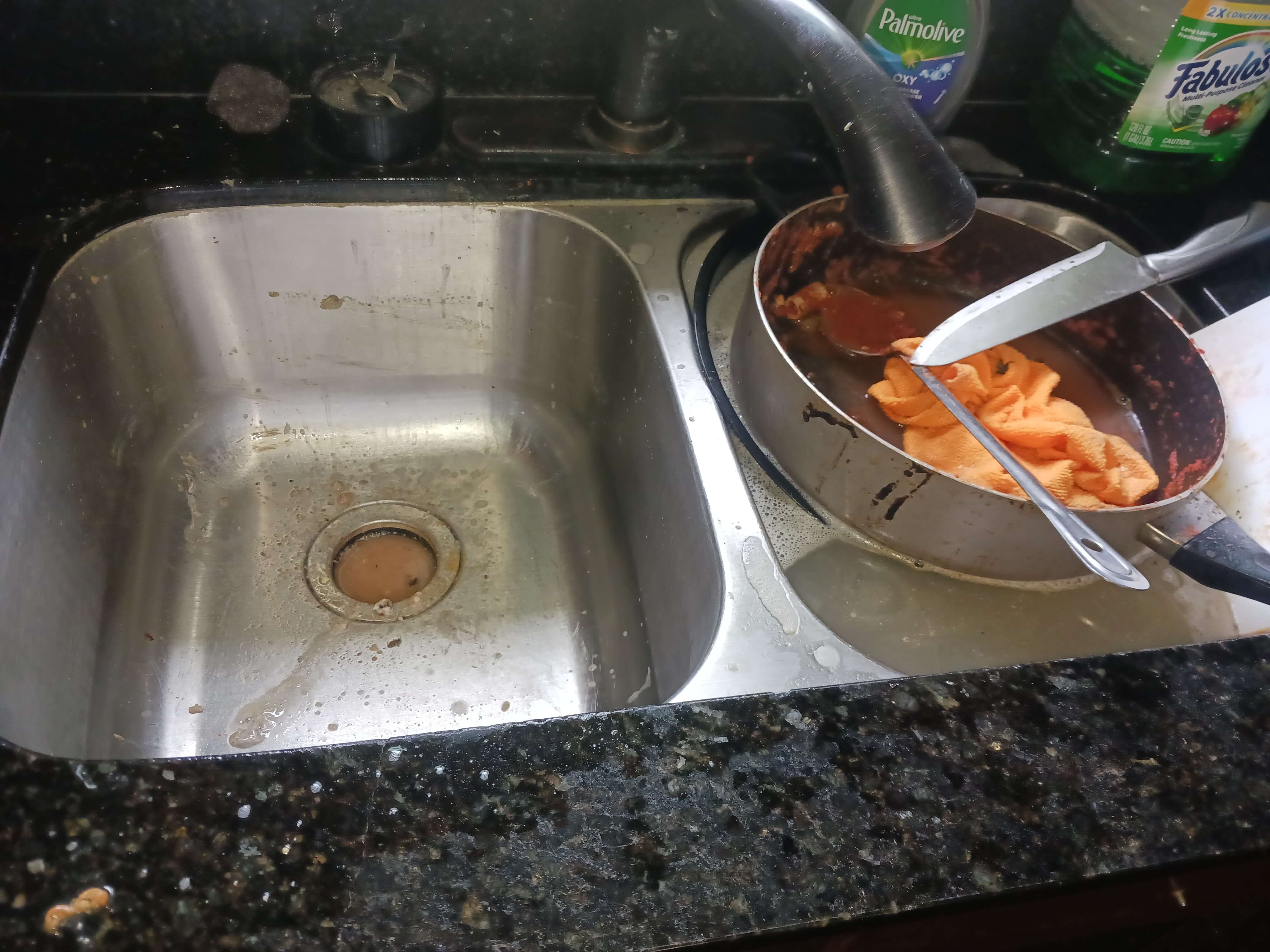 Sink stoppage
